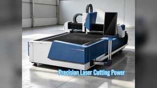 เครื่องตัดเลเซอร์ไฟเบอร์อุตสาหกรรม PrecisionCut Pro