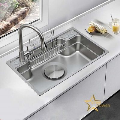 คุณภาพ  304 Stainless Steel Kitchen Sink Machine for Modern Kitchens with Large Capacity โรงงาน