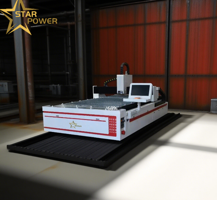 ราคาดี เครื่องตัดเลเซอร์ไฟเบอร์ความเร็วสูง 3000W ความแม่นยํา ± 0.02 มม สําหรับเหล็กไร้ขัด ออนไลน์