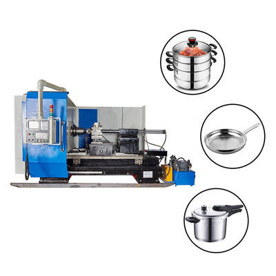 เครื่องปั่นโลหะ CNC อัตโนมัติสำหรับเครื่องครัวสแตนเลสที่ได้รับการรับรอง ISO