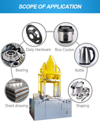 เครื่องกดไฮดรอลิกแบบโลหะสำหรับหม้อหุงข้าว OEM ODM