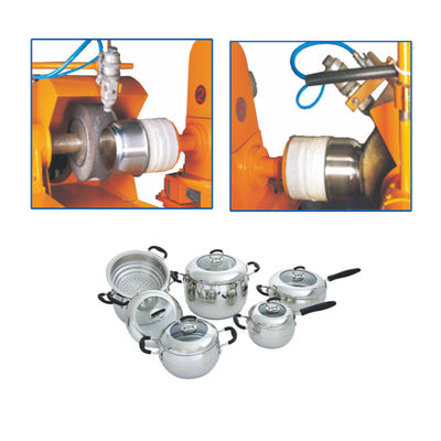 เครื่องขัดเครื่องครัวจานหมุนสแตนเลส ได้รับการรับรองมาตรฐาน ISO หลายสถานี