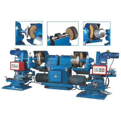 เครื่องขัดหม้อแบบ Double End สำหรับการดูดซับสูญญากาศของกาต้มน้ำโลหะ