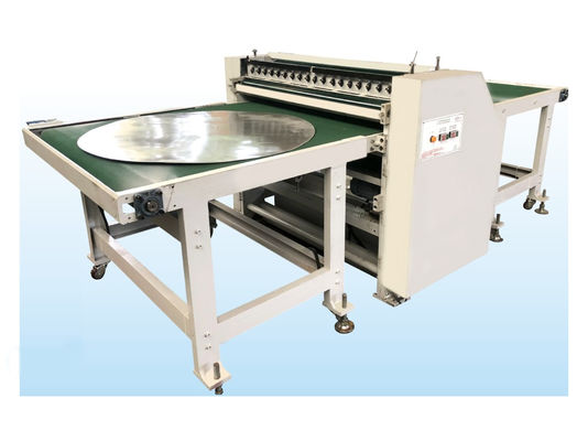 เครื่องขัดผิวด้านนอก 140r/min สำหรับฝาโลหะ/ฝาครอบเครื่องครัว Multi-Station Auto Cover Polisher