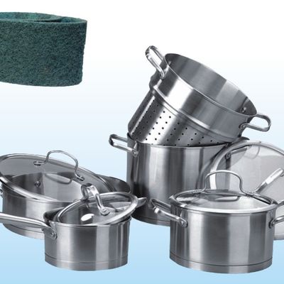 ราคาโรงงาน โลเลสโลหะ Ware สะอาด Pad เข็มขัดปรับปรุงสําหรับการทําความสะอาดถัง