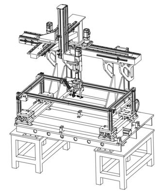 เครื่องเชื่อมขั้วภายใน CNC หลายแกน เครื่องพิเศษสําหรับถังทําด้วยมือจากสแตนเลส