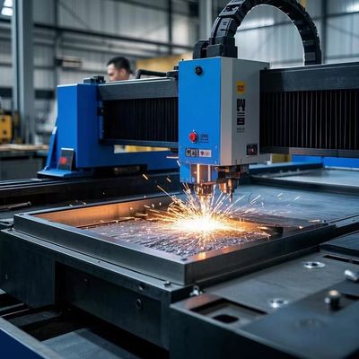 เครื่องตัดเลเซอร์โลหะความเร็วสูง CNC แผ่นเหล็กไร้ขัด