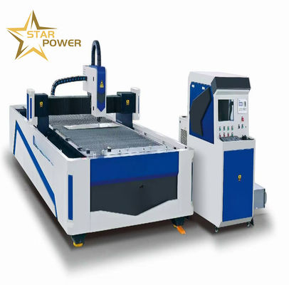 เครื่องตัดเลเซอร์โลหะความเร็วสูง CNC แผ่นเหล็กไร้ขัด