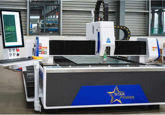 เครื่องตัดเลเซอร์โลหะแม่นยําแรงสูง 3000w CNC สามารถปรับแต่งได้