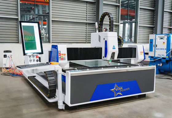 เครื่องตัดเลเซอร์โลหะแม่นยําแรงสูง 3000w CNC สามารถปรับแต่งได้