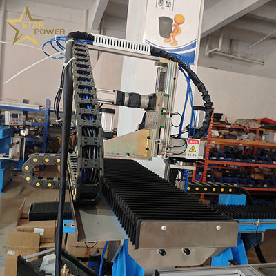 เครื่องเชื่อมผิว CNC ที่มีประสิทธิภาพสูงขนาดใหญ่ สําหรับการเชื่อมแผ่นเหล็กไร้ขัดเหล็กโลหะ