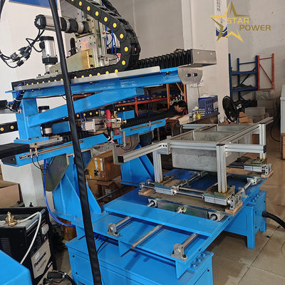 เครื่องเชื่อมผิว CNC ที่มีประสิทธิภาพสูงขนาดใหญ่ สําหรับการเชื่อมแผ่นเหล็กไร้ขัดเหล็กโลหะ
