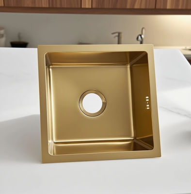 SUS304 สแตนเลส ทองสี่เหลี่ยม ถังครัว