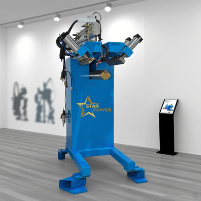 เครื่องเชื่อมแนวตั้ง CNC 220V 500W พร้อมแรงดันลม 0.1-1.2MPa สำหรับการเชื่อมแบบโค้งมน 4 มุม