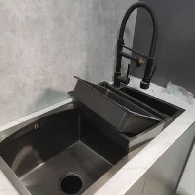 ราคาดี ผลิตด้วยมือ Bionic ลอกหญ้า ผล Nano Oleophobic Single/Double Bowl Sink ออนไลน์