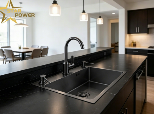 ราคาดี 304 Stainless Steel Kitchen Sink with Chrome Plated Finish and 9-Inch Deep Undermount Sink ออนไลน์