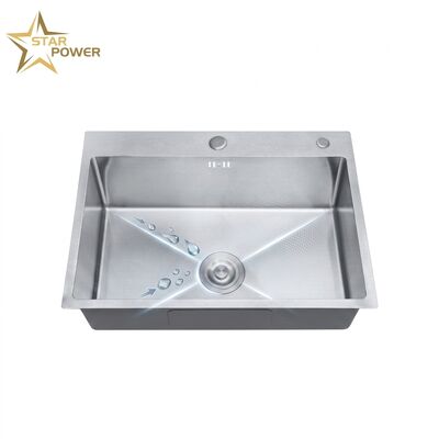 ราคาดี Commercial 32 Inch Undermount Kitchen Sink SUS304 16 Gauge Single Bowl with Drainboard online