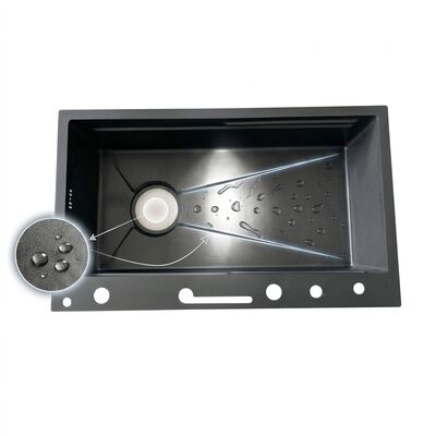 ราคาดี 34 Inch Undermount Double Bowl Kitchen Sink 50 50 SUS304 16 Gauge Zero Radius ออนไลน์