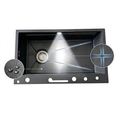 ราคาดี 40 Inch Commercial Double Bowl Drop-In Kitchen Sink 16 Gauge with Drainboard ออนไลน์