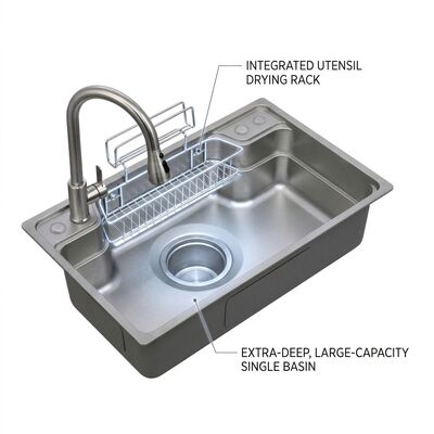 ราคาดี 35 Inch Apron Front Farmhouse Double Bowl Kitchen Sink 16 Gauge Handmade SUS304 online